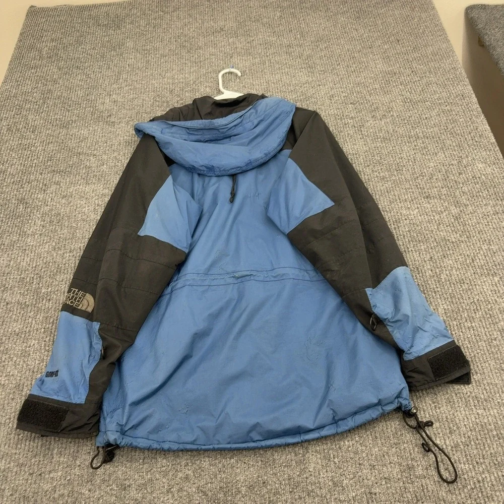 Vintage The North Face Jacket Mens M Blue Nylon Gore Tex Mountain Parka Gorpcore